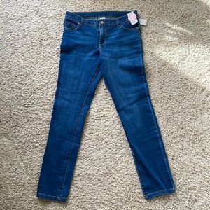 Skinny low rise jean